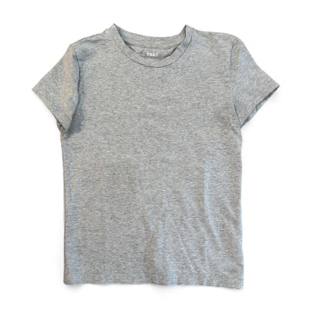 Aritzia Women's Grey T-shirt